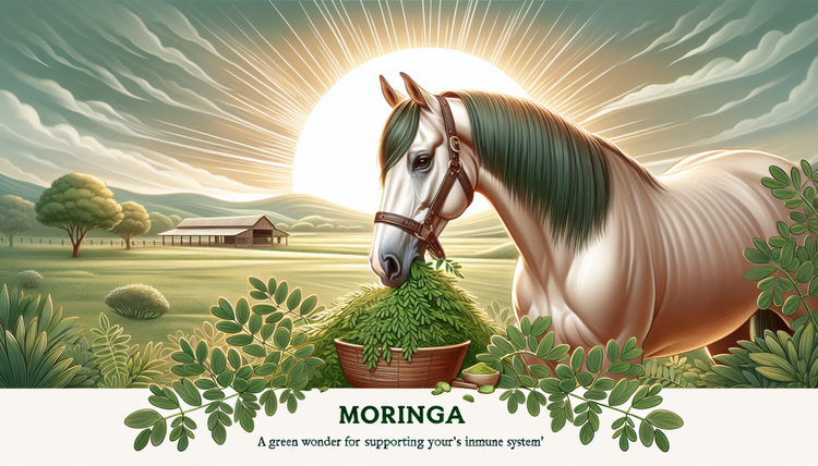 Moringa: A Green Wonder for Supporting Your Horse’s Immune System