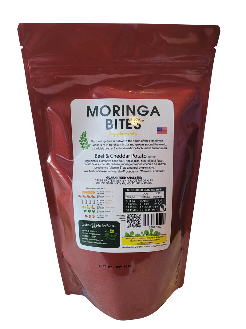 Load image into Gallery viewer, Beef &amp; Turkey Variety Pack Moringa Dog Supplements 5 lbs. (264 Biscuits)
