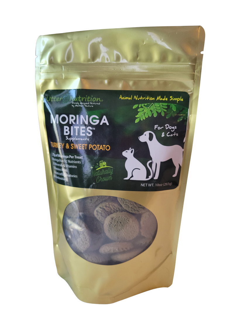 Load image into Gallery viewer, Beef Turkey Variety Pack Moringa Dog Supplements 2.5 lbs. (132 Biscuits)
